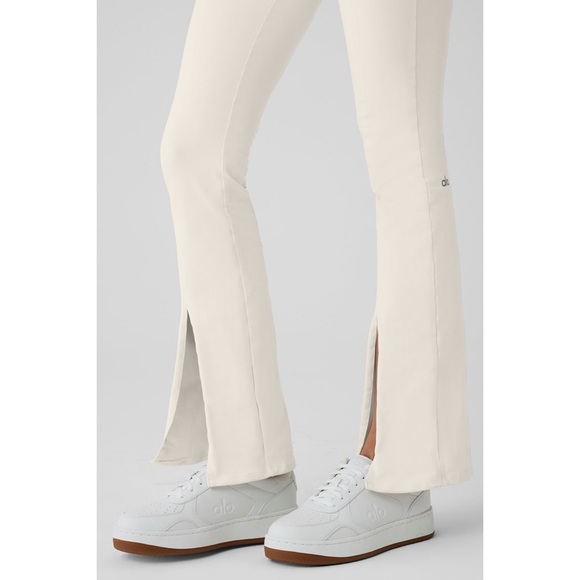 Alo Yoga High Waist Flutter Legging Ivory Small - Picture 8 of 11